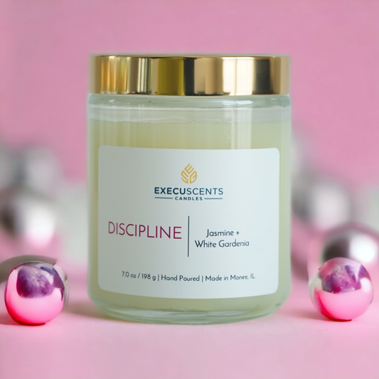 DISCIPLINE - Jasmine & White Gardenia 8 oz Jar