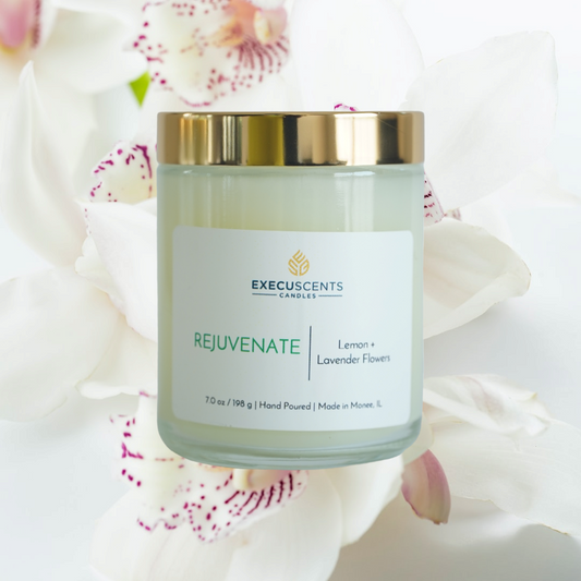 REJUVENATE - Lemon & Lavender Flowers 8 oz Jar