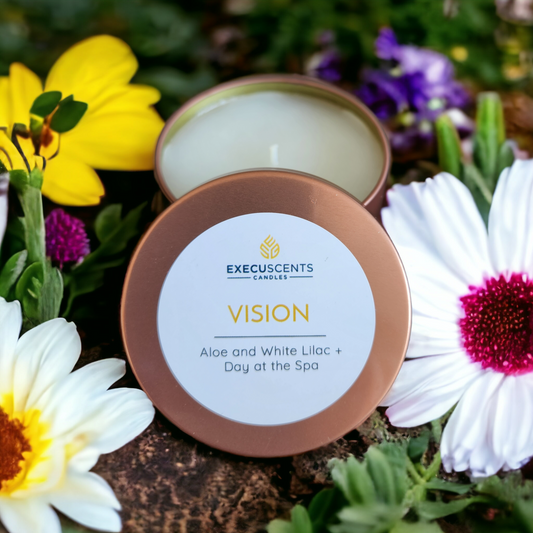 VISION - Aloe and White Lilac & Day at the Spa 8 oz Tin